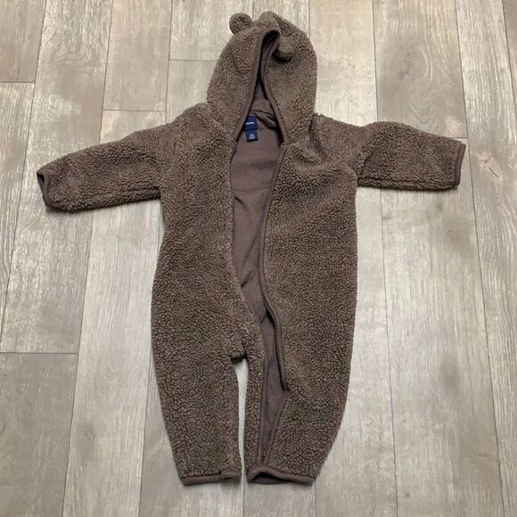 Baby‎ Gap Sherpa Bear One-Piece Snowsuit - Picture 3 of 7